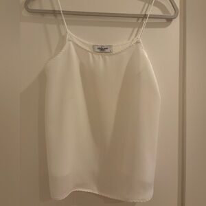 Carly Jean Los Angeles sweet White Cami Top
